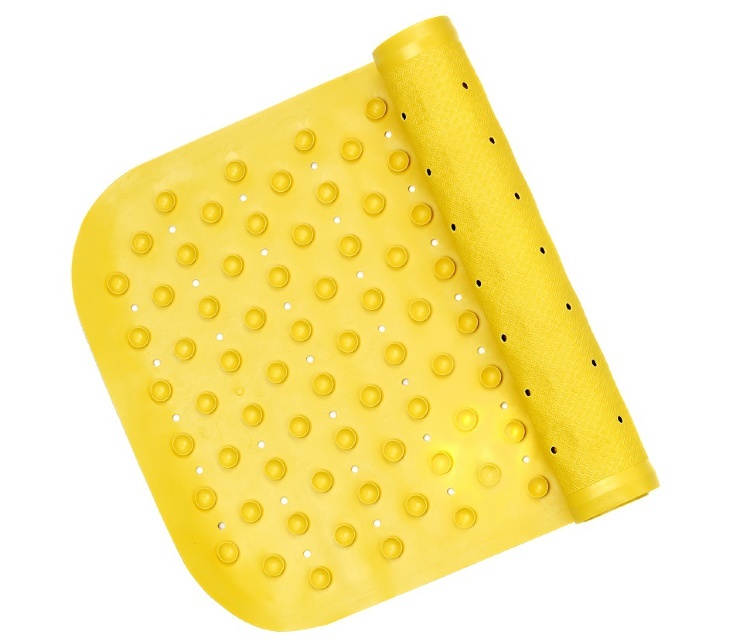 Килимки в ванну Антиковзаючий килимок у ванну XL, жовтий, KINDERENOK