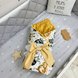 Зимние конверты Плед-конверт с одеялом Зверушки с малышами, горчичный, Маленькая Соня Фото №7