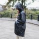 Куртки для беременных Дождевик для беременных со вставкой для ребенка 3 в 1, черный, Love&Carry Фото №3