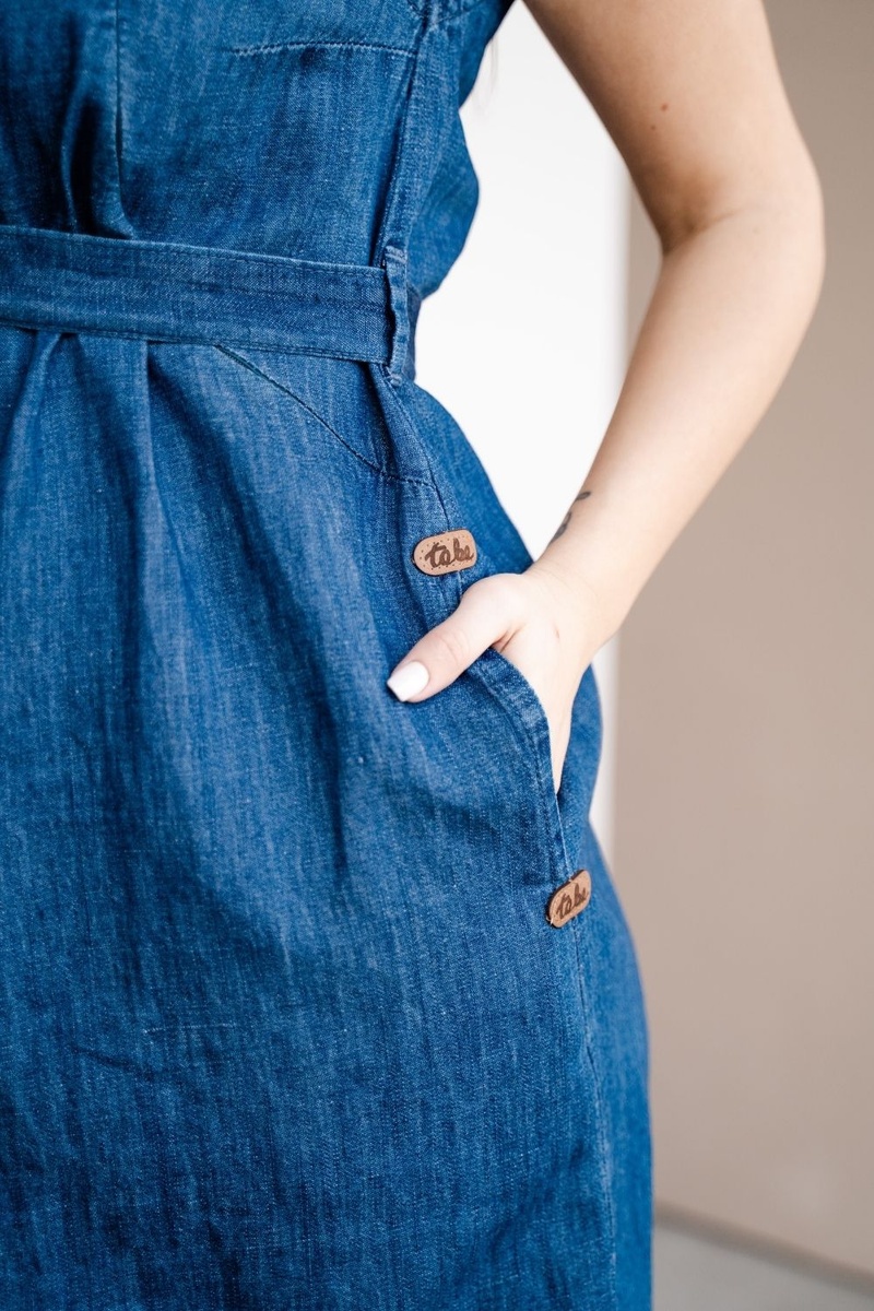 Сарафаны для беременных и кормящих Платье джинсовое для беременных, будущих мам 4238477 деним, To be