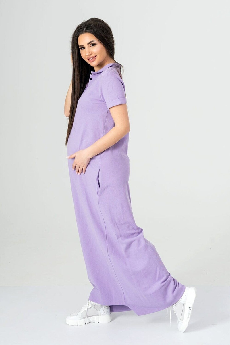 Платье для беременных и кормящих мам, фиолетовый, To Be, Фіолетовий, 42