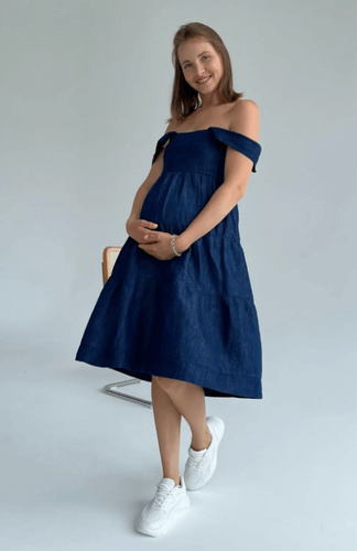 Сарафаны для беременных и кормящих Сарафан для беременных, будущих мам 4336477 синий, To be