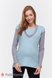 Свитера, джемпера Джемпер для беременных и кормящих мам Siena, голубого цвета, Юла мама Фото №3