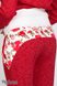 Спортивные костюмы Спортивные брюки NOKS WARM бордовый меланж + принт розы, Юла Мама Фото №5