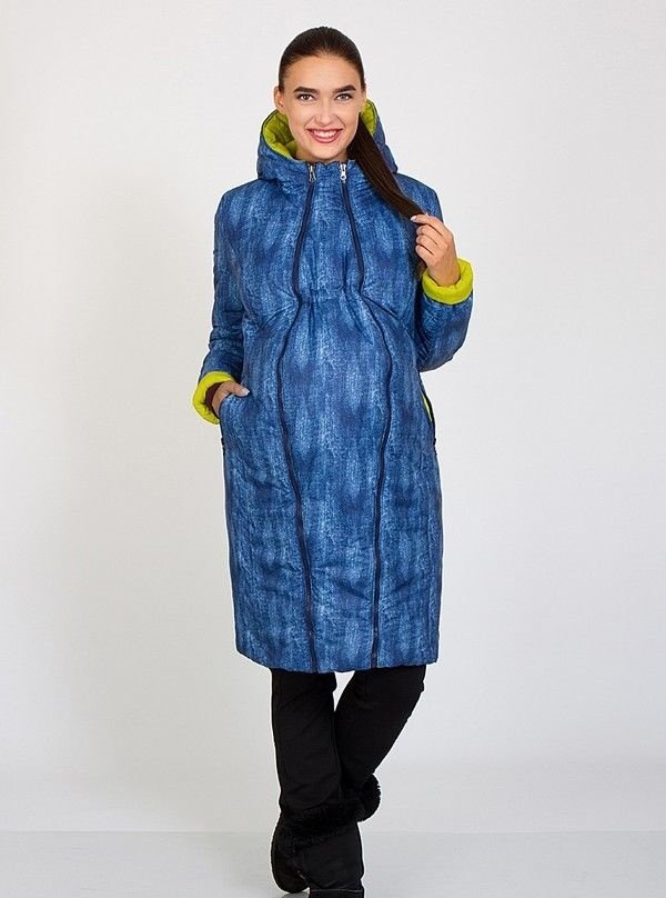 Зимове двостороннє пальто для вагітних KRISTIN, Юла Мама