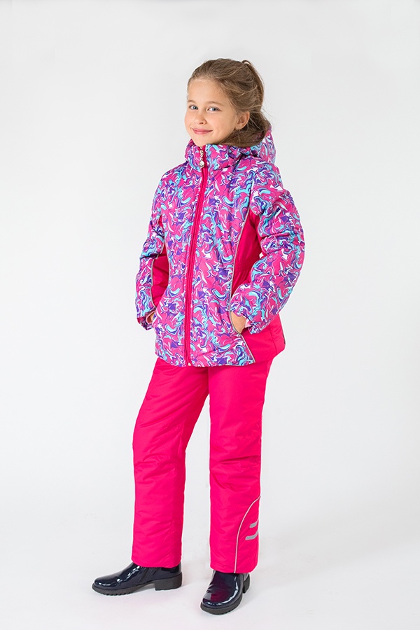 Куртки і пальта Куртка зимова для дівчинки Art pink, Модний карапуз