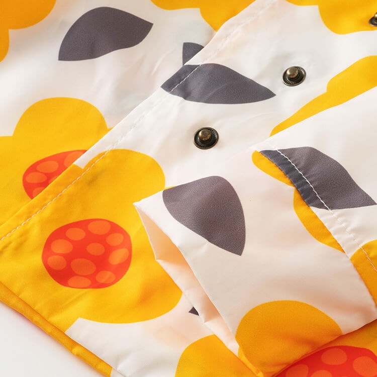 Куртка-вітрівка для дівчинки Yellow flowers, Malwee, Жовтий, 120