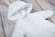 Зимние комбинезоны Стеганый зимний комбинезон Зигзаг, белый, MagBaby Фото №2