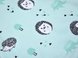 Пелюшки-кокони Безрозмірна пелюшка на липучках + шапочка Каспер, Їжачки на м'яті, ТМ MagBaby Фото №8