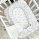 Коконы для новорожденных Кокон Baby Design Зайчики на белом, Маленькая Соня Фото №2