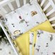 Постелька Сменный комплект постельного белья, фланель Снеговик, желтый, Маленькая Соня Фото №3
