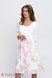 Нарядные платья Торжественное платье для беременных и кормящих SCARLETT, молочный с розовыми цветами, Юла мама Фото №5
