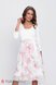 Нарядные платья Торжественное платье для беременных и кормящих SCARLETT, молочный с розовыми цветами, Юла мама Фото №2
