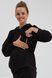 Спортивні костюми Костюм спортивний з капюшоном для вагітних та годуючих мам 2135(72) 1420, чорний, ТМ Dianora Фото №3