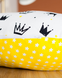 Подушки для вагітних і годуючих мам Подушка для годування NUR Корони на білому, Юла мама Фото №2