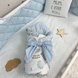 Зимові конверти Плед-конверт з ковдрою Паровозики, голубой, Маленька Соня Фото №7