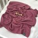 Одеяла и пледы Плед вязаный Рогожка бургунди, Маленькая Соня Фото №3