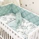 Постелька Комплект постельного белья Baby Mix Эвкалипт, 6 элементов, Маленькая Соня Фото №1