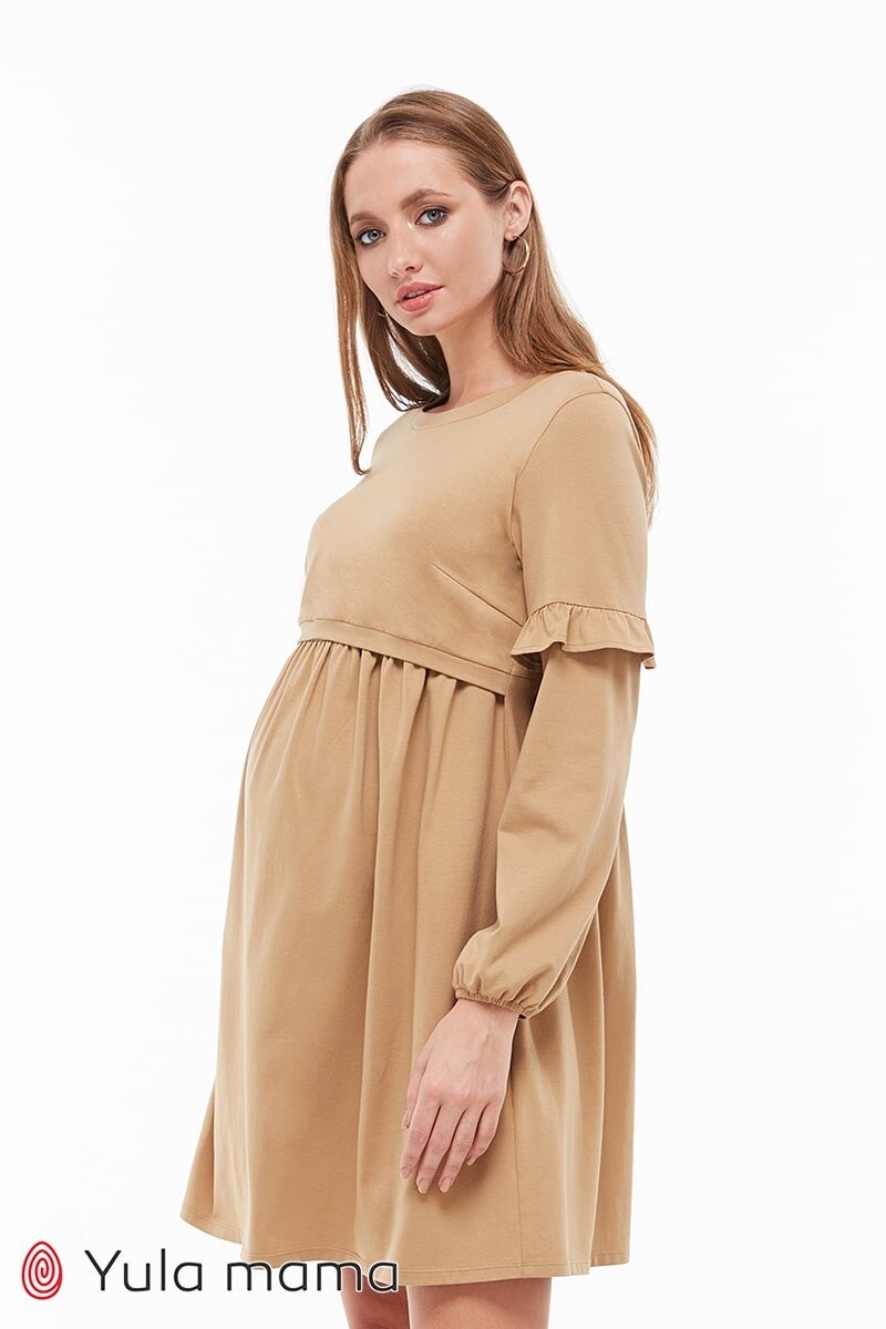 Платье с оборками для беременных и кормящих MIRION, Юла мама