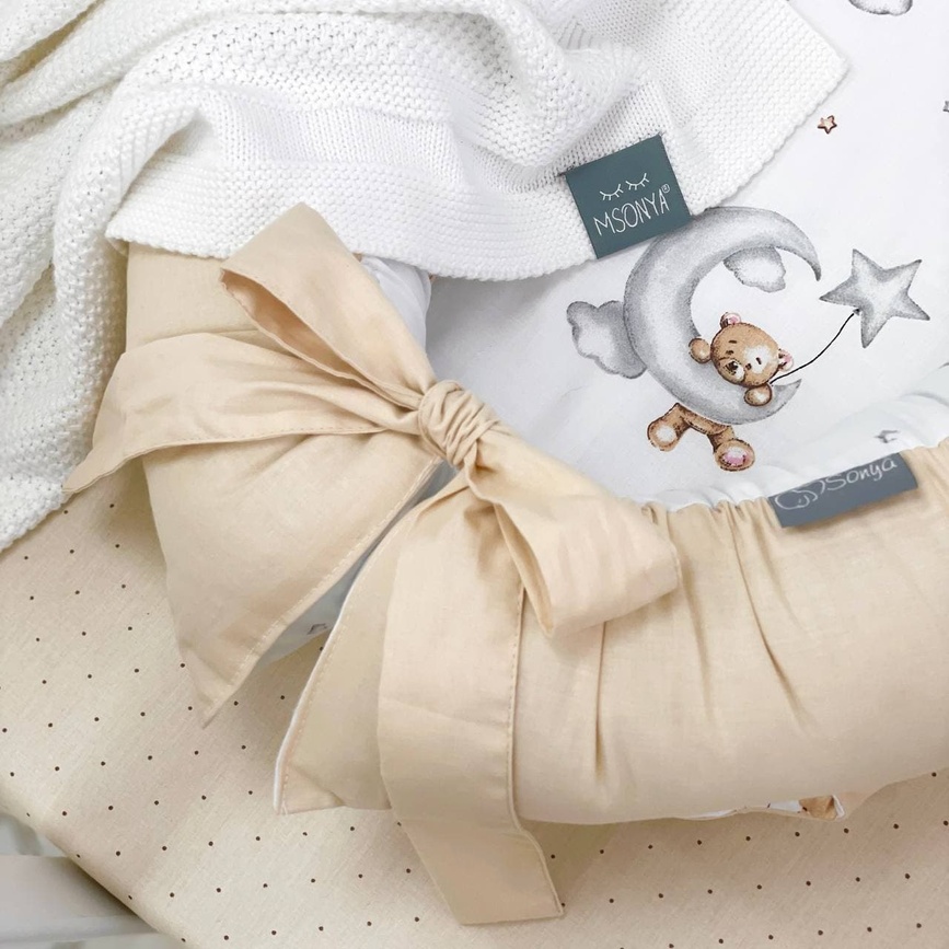 Кокони для новонароджених Кокон Baby Design Тедді, бежевий, Маленька Соня