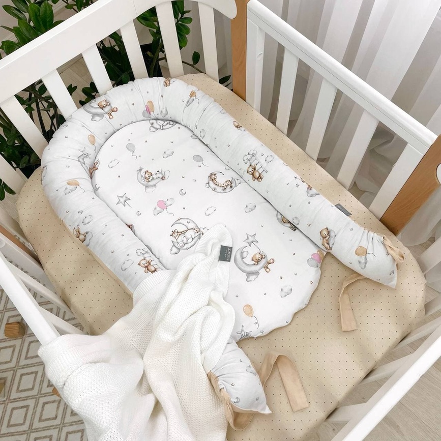 Коконы для новорожденных Кокон Baby Design Тедди, бежевый,, Маленькая Соня