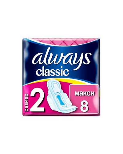 Гігієнічні прокладки Гігієнічні прокладки Classic Maxi Single 8 шт, Always