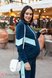Спортивні костюми Костюм для вагітних і годуючих мам DENIZA, темно-синій з аквамарином, Юла мама Фото №3