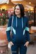 Спортивні костюми Костюм для вагітних і годуючих мам DENIZA, темно-синій з аквамарином, Юла мама Фото №1
