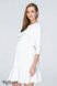 Платья на каждый день Платье с воланами для беременных и кормящих SIMONA, молочный, Юла мама Фото №3