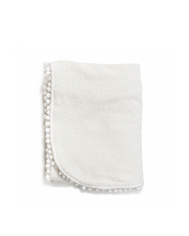 Одеяла и пледы Плед детский махровый Маршмелоу 1420-TM-202, 100х100см, светлый бежевый, Twins