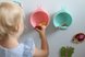 Посуд для дітей Силіконова тарілка на присосці HAPPY MEAL, рожева, ТМ Kinderenok Фото №9