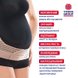 Бандажи для беременных Бандаж до и послеродовой с ребрами жесткости пористый, Toros-Group Фото №4