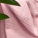 Одеяла и пледы Плед муслиновый жатка без бахромы, розовый, Маленькая Соня Фото №2