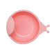 Посуд для дітей Силіконова тарілка на присосці HAPPY MEAL, рожева, ТМ Kinderenok Фото №4