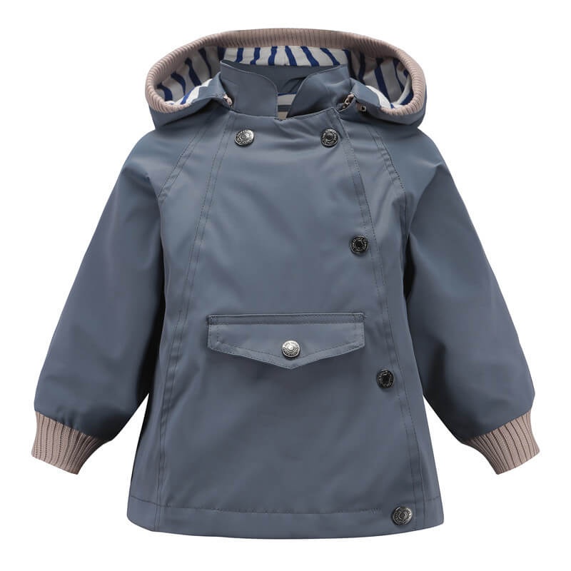 Куртки і пальта Куртка дитяча демісезонна Monochromatic, сірий, Meanbear