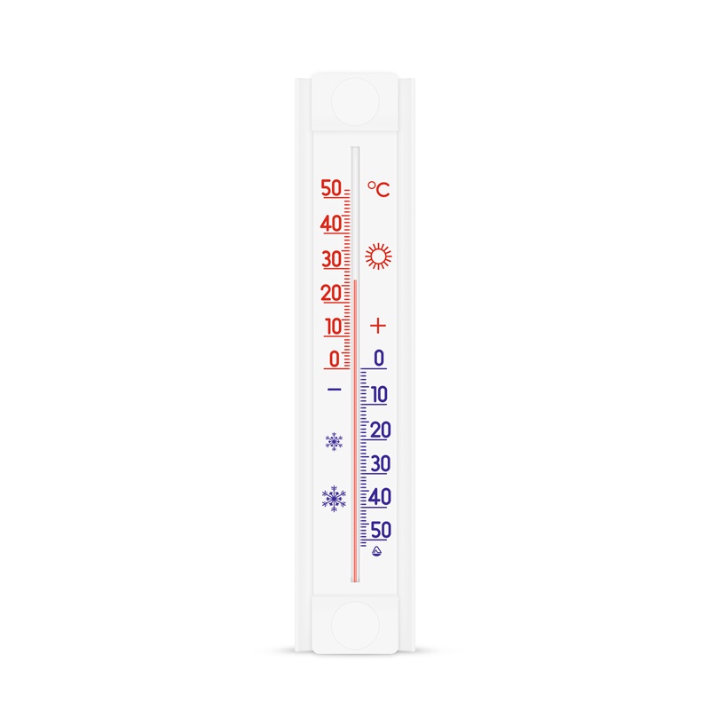 Радіоняньки, відеоняні, вимірювальні прилади для дому Термометр віконний Сонячна парасолька ТПВ-2, кріплення Липучка, Стеклоприбор
