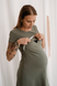 Ночнушки для кормления Сорочка для беременных и кормящих мам 4138041 хаки, To be Фото №2