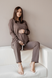 Спортивные костюмы Спортивный костюм для беременных и кормящих мам 4205114-74, коричневый, To be Фото №2
