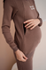 Спортивні костюми Спортивний костюм для вагітних і годуючих мам 4205114-72, коричневий, To be Фото №2