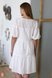 Плаття на кожен день Сукня для вагітних і годуючих мам AGNETTA білий, Юла мама Фото №2