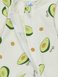 Человечки нательные Комбинезон и шапочка комплект Авокадо Молочный Зеленый, Minikin Фото №4