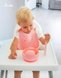Посуд для дітей Набір силіконового посуду HAPPY MEAL, рожевий, ТМ Kinderenok Фото №4