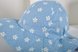 Летние головные уборы Панама на завязках Голубые цветочки, MagBaby Фото №3