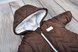 Зимние комбинезоны Стеганый зимний комбинезон Зигзаг, коричневый, MagBaby Фото №2