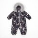 Дитячий верхній одяг Комбінезон зимовий Apollo Чарівний ліс з опушкою, чорний, Доречі Фото №1