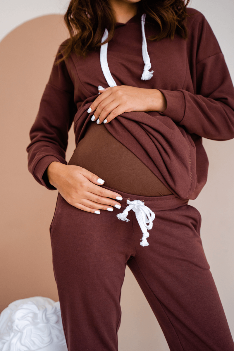 Спортивные костюмы Спортивный костюм для беременных 4218114 коричневый, To be