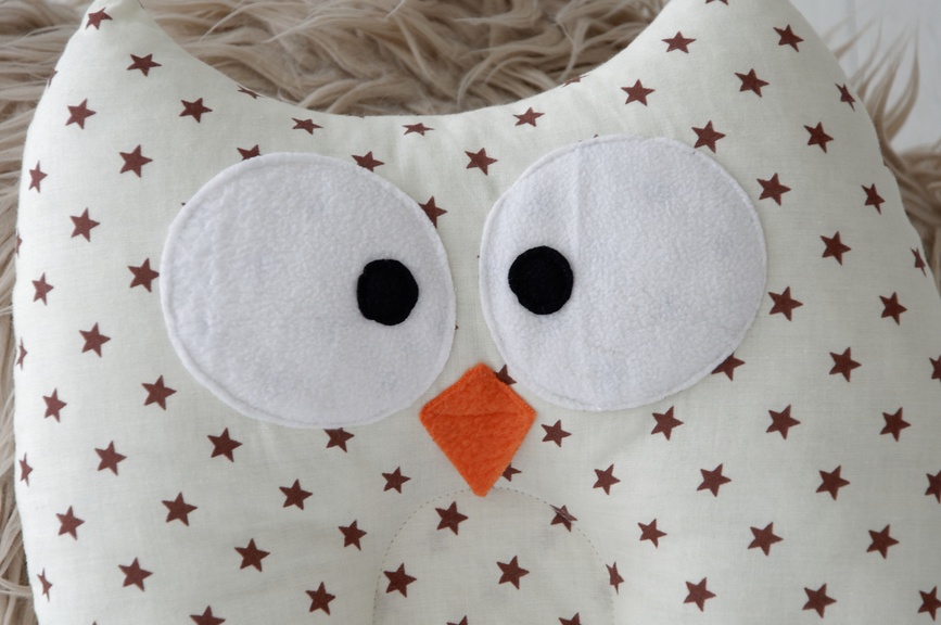 Подушки Детская подушка-игрушка для новорожденных Совушка, MagBaby