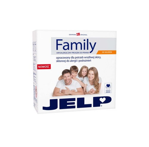 Пральні порошки Гіпоалергенний пральний порошок JELP Family для кольорового 2,24 кг , JELP