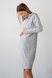 Платья на каждый день Платье-худи для беременных и кормящих мам 4284115, серый меланж, To be Фото №8