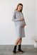 Платья на каждый день Платье-худи для беременных и кормящих мам 4284115, серый меланж, To be Фото №7